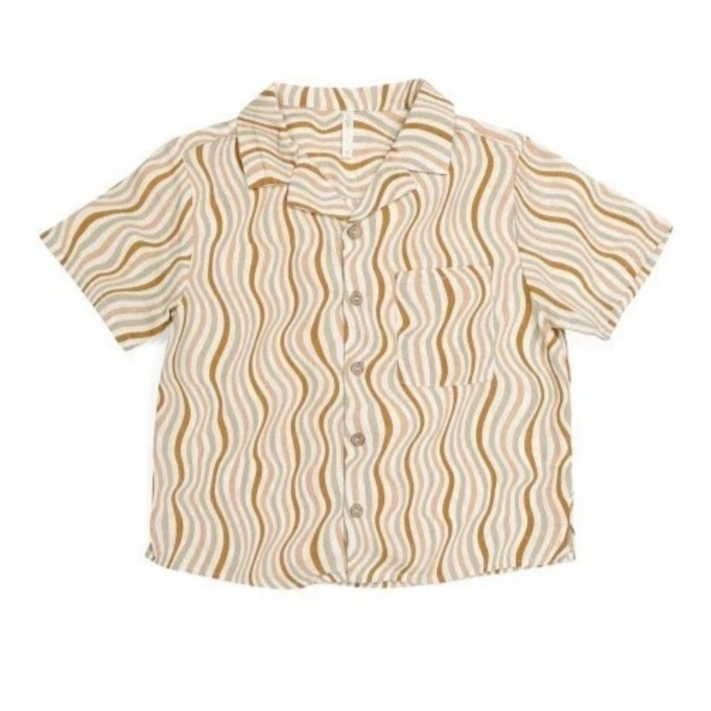 RYLEE & CRU NWT Waves Shirt Button Down 10 12